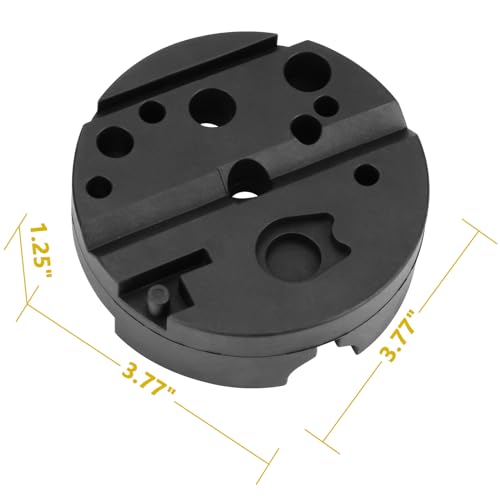 Pridefend Bench Block, Non-Slip Gun Armorers Block Made with Non Marring Materials Universal for M1911 Pistol and Other Handguns