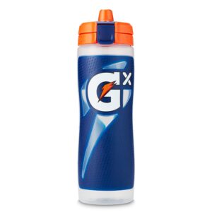 gatorade gx squeeze bottle, blue, plastic, 30 ounce