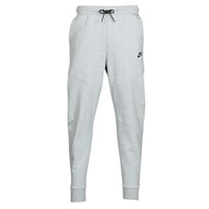 nike sportswear tech fleece pants dark grey heather/black lg