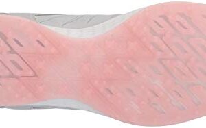 Skechers womens Pivot Spikeless Golf Shoe, Light Gray/Pink, 8.5 US