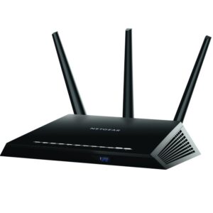 netgear nighthawk smart wi-fi router (r7000-100nas) - ac1900 wireless speed (up to 1900 mbps) | up to 1800 sq ft coverage & 30 devices | 4 x 1g ethernet and 2 usb ports | armor security