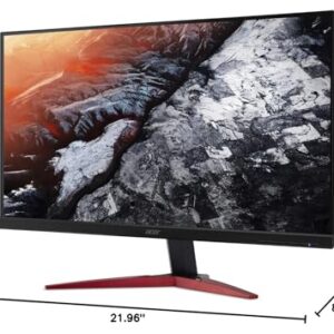 Acer KG251Q Jbmidpx 24.5” Full HD (1920 x 1080) Gaming Monitor | AMD FreeSync | Up to 165Hz Refresh Rate | Up to 0.6ms | Zero-Frame | 2 x 2 Watt Speakers (1 x Display Port, 1 x HDMI & 1 x DVI)