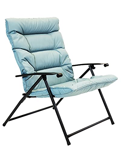 Sun-Ray 213028 Folding Chairs with Cushions and Table, Aqua