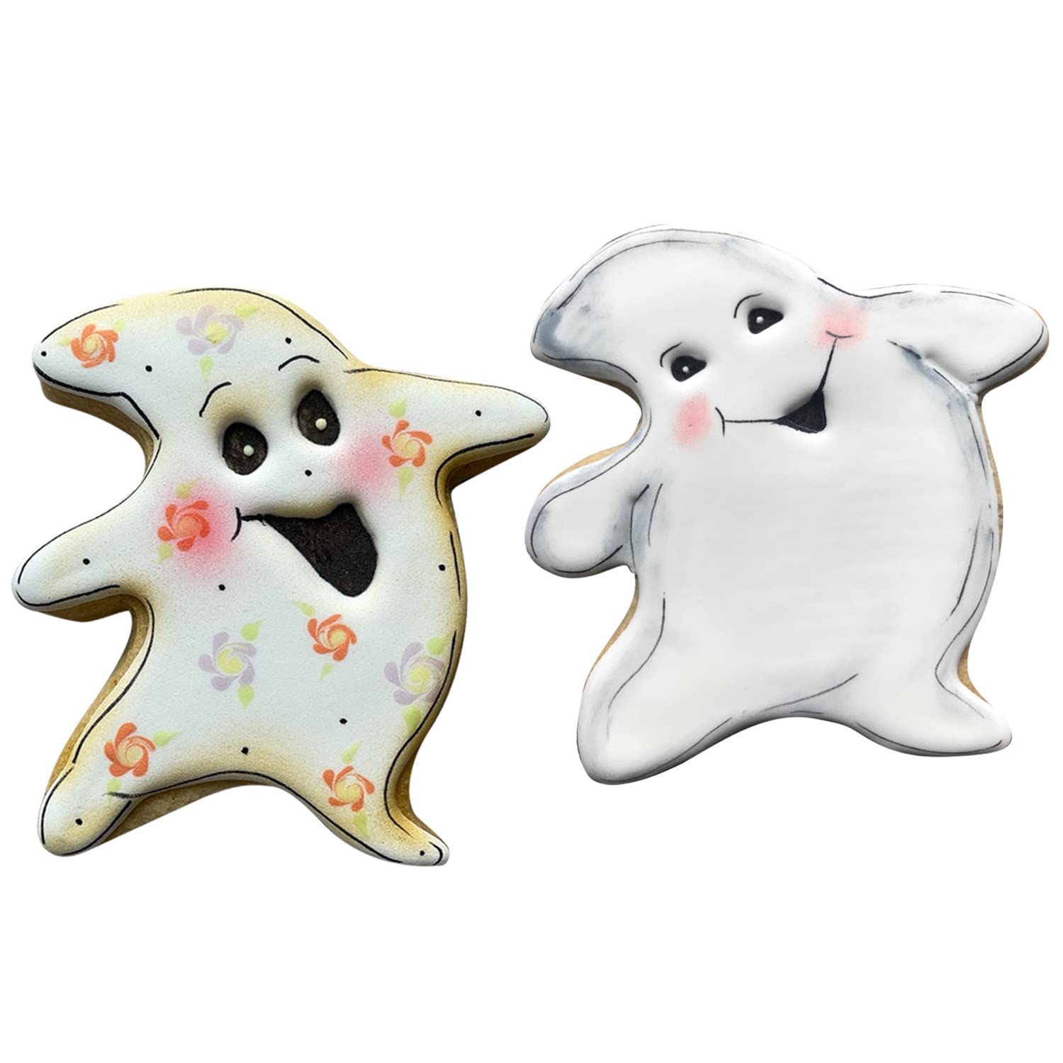 LILIAO Halloween Ghost Cookie Cutter - 3.6 x 3.7 inchess - Stainless Steel - By Janka