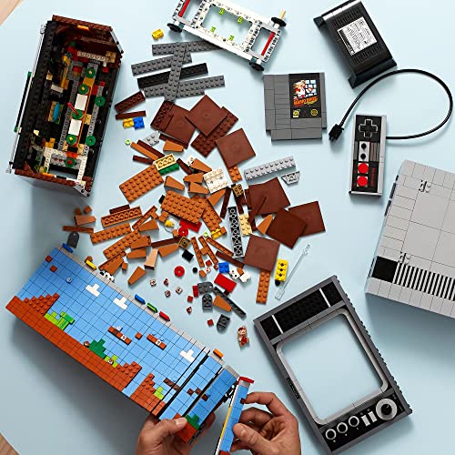 LEGO Super Mario Nintendo Entertainment System 71374 Gameplay Building Set, Model Kits for Adults to Build, DIY Creative Activity, Collectible Gift Idea