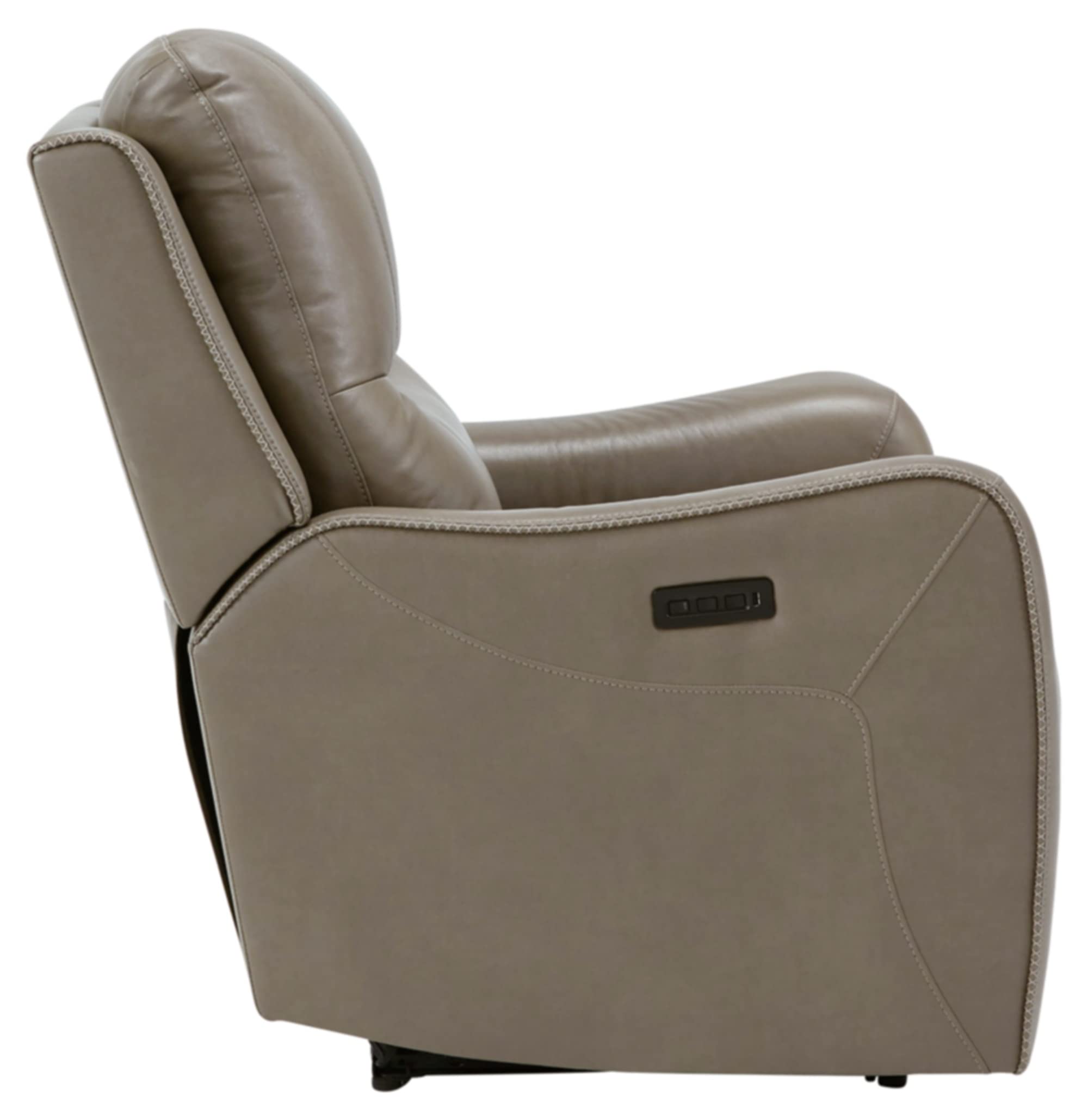 Signature Design by Ashley Galahad Zero Wall Recliner with Power Headrest, Brown