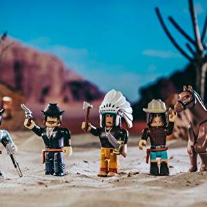 Roblox Action Collection - The Wild West Five Figure Pack [Includes Exclusive Virtual Item]