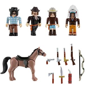 Roblox Action Collection - The Wild West Five Figure Pack [Includes Exclusive Virtual Item]