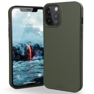 URBAN ARMOR GEAR UAG Designed for iPhone 12 Pro Max Case [6.7-inch screen] Eco-Friendly Rugged Ultra Slim Outback Protective Cover, Olive