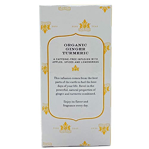 Harney & Sons Organic Tea Bags Ginger Turmeric, 20 Count