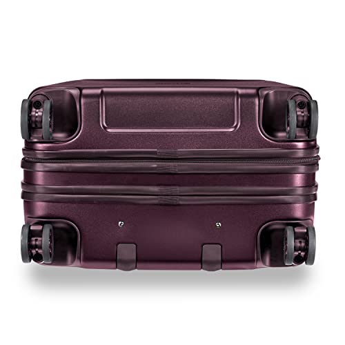 Briggs & Riley Sympatico Hardside Large Spinner Luggage, Plum, 30-Inch Checked