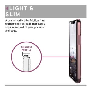 [U] by UAG Designed for iPhone 12 Case/iPhone 12 Pro Case [6.1-inch screen] Lucent Slim Fit Lightweight Stylish Transparent Impact Resistant Protective Phone Cover, Dusty Rose