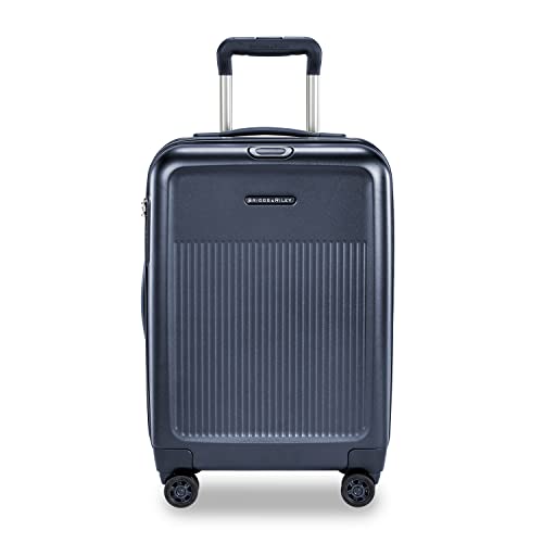 Briggs & Riley Sympatico Hardside International Spinner Luggage, Matte Navy, 21-Inch Carry-On