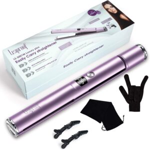 villacool hair straightener, flat iron hair straightener, professional hair straightener and curler 2 in 1, flat iron curling iron in one, curling straightening iron combo, round flat ironsalon