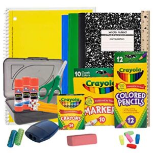 Back to School Supplies Bundle for Elementary Grades K-5 - School Supply Kit | Back to School Essentials - 32 Pieces