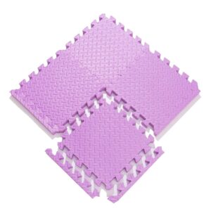 ALGFree Infant Crawling Mat, Interlocking Foam Floor Mat Safe Soft Durable Kindergarten Bedside Stitching Mat, 30x30x1cm/1.2cm/2.5cm (Color : Purple, Size : 30x30x1cm 16pcs)