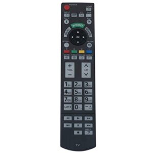 N2QAYB000703 Replacement Remote fit for Panasonic TV TC-L42ET5 TC-P55VT50 TC-P50ST50 TC-L55ET5 TC-L55DT50 TC-L47ET5 TC-P55ST50 TC-P60ST50 TC-L47DT50 TC-L4DT50 TC-P65ST50 TC-L47WT50 TC-L4DT50 TCP65VT50