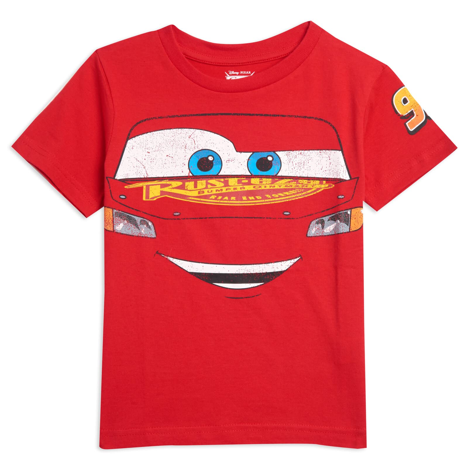 Disney Pixar Cars Lightning McQueen Tow Mator Toddler Boys 3 Pack T-Shirts 4T