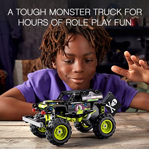 LEGO Technic Monster Jam Grave Digger 42118 Set - Truck Toy to Off-Road Buggy, Pull-Back Motor, Vehicle Building and Learning Playset, Gift for Grandchildren or any Monster Truck Fans Ages 7 and Up