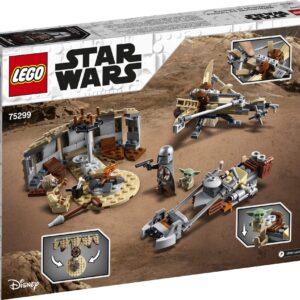 LEGO Star Wars: The Mandalorian Trouble on Tatooine 75299 Awesome Toy Building Kit for Kids Featuring The Child, New 2021 (277 Pieces)