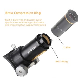 SVBONY SV181 Rack and Pinion Focuser, 1.25 inch, Newtonian Reflector Focuser for Newtonian Reflector Telescope