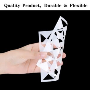 40 Pieces Geometric Stencils Painting Templates for Scrapbooking Cookie Tile Furniture Wall Floor Decor Craft Drawing Tracing DIY Art Supplies, 5.1 x 5.1inch