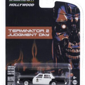 Greenlight 44890-F Hollywood Series 29 - Terminator 2: Judgment Day 1987 Chevy Caprice Metropolitan Police 1:64 Scale