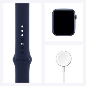 Apple Watch Series 6 (GPS, 44mm) - Blue Aluminum Case with Deep Navy Sport Band