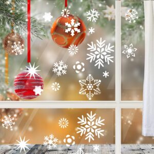 Jmkcoz Christmas Snowflake Stencil Template, Reusable Plastic Craft Drawing Painting Stencil Journal Template for Window Glass Wall Door Card Scrapbook Notebook Holiday Xmas Snow Flake Art DIY Project