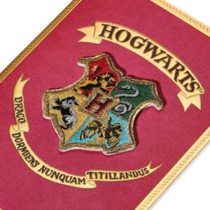 Papyrus Harry Potter Blank Card (Hogwarts Patch)