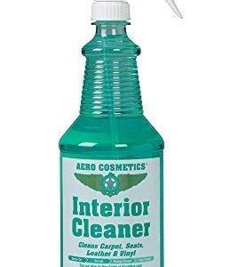 Aero Cosmetics Interior Cleaner, Carpet Cleaner, Seat Cleaner, Fabric Cleaner, Cleans Carpets, Seats, Leather, Upholstery and Vinyl, Aircraft Quality 32oz Kit