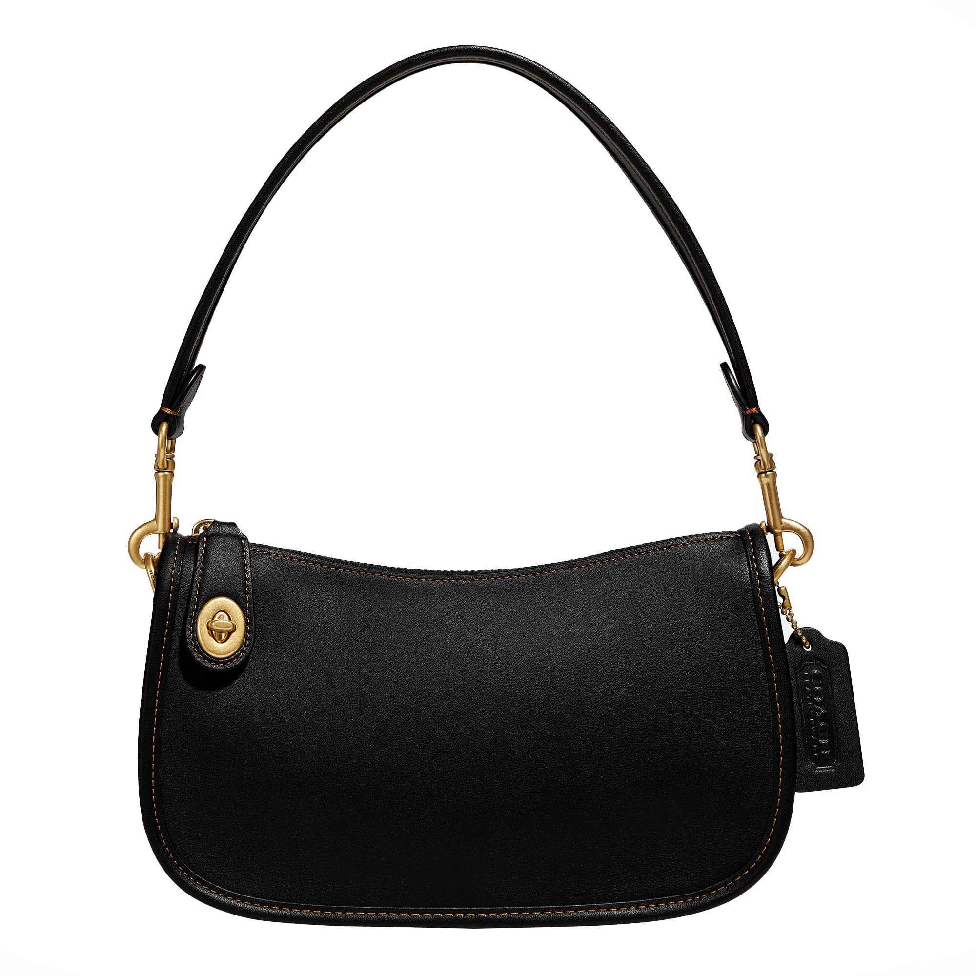 Coach The Coach Originals Glovetanned Leather Swinger, Black, One Size