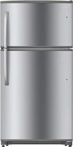 winia wte21gssld 21 cu. ft. top mount refrigerator - fingerprint resistant metallic finish