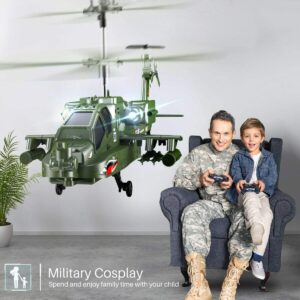 POCO DIVO Apache AH-64 Helicopter RC Flight Infrared 3CH AH64 S109 Gyro Military Aircraft Model S109G