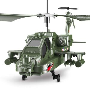 POCO DIVO Apache AH-64 Helicopter RC Flight Infrared 3CH AH64 S109 Gyro Military Aircraft Model S109G