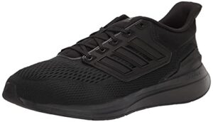 adidas men's eq21 trail running shoe, black/black/black, 12