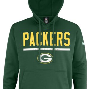 New Era NFL Men's Safety Fleece Pullover Hoodie, Green Bay Packers X-Large