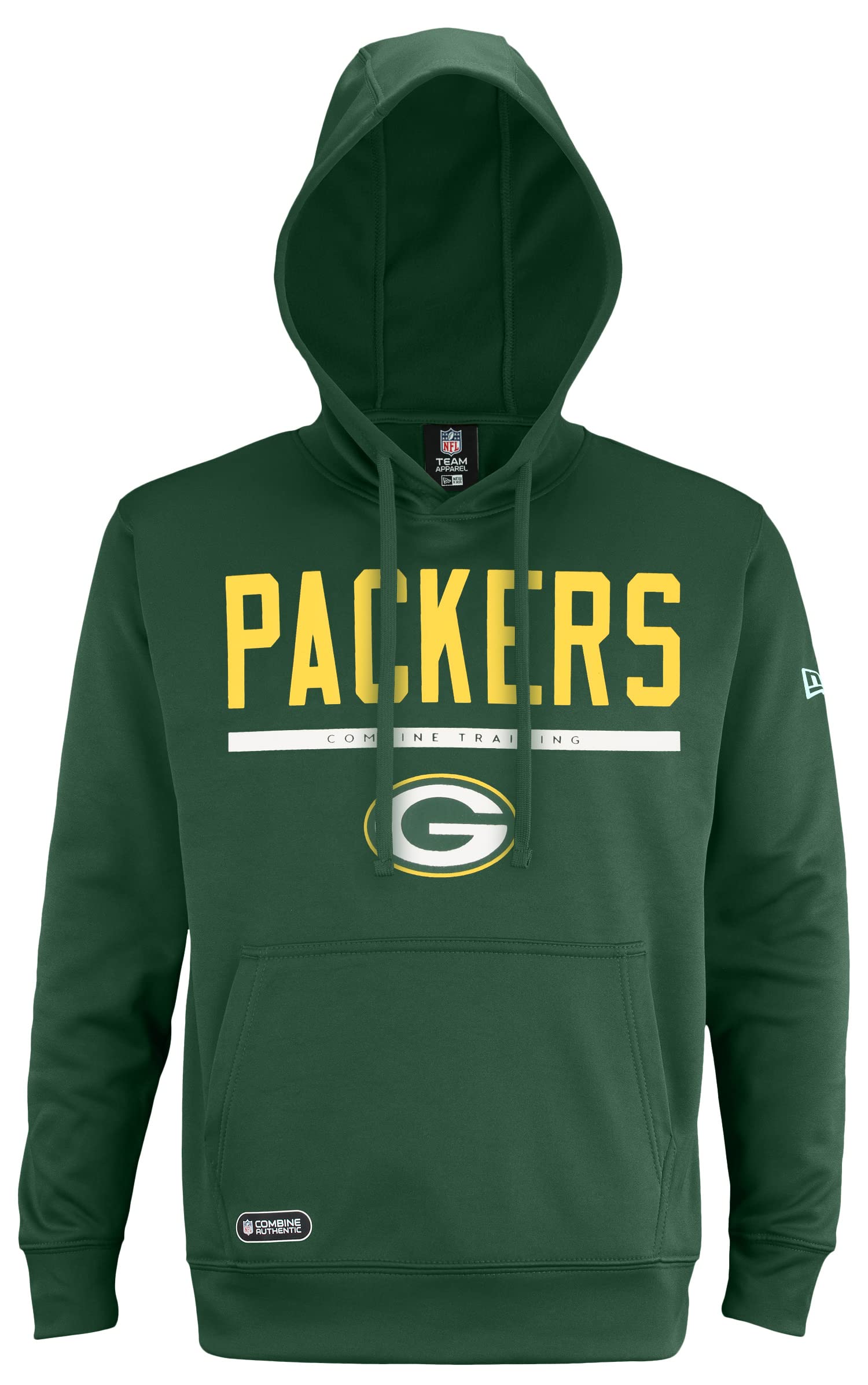 New Era NFL Men's Safety Fleece Pullover Hoodie, Green Bay Packers X-Large