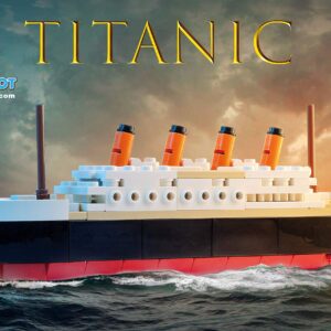 Brick Loot Titanic Building Blocks Mid-Sized Set, Toy Ship Model Kit, Building Bricks Sets for Adults or Kids 6 Year Old +, Home Decor, Quality Blocks Compatible with Lego & Major Brands, 217 Pieces