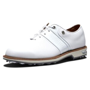 footjoy men's premiere series-packard golf shoe, white/white, 10 wide