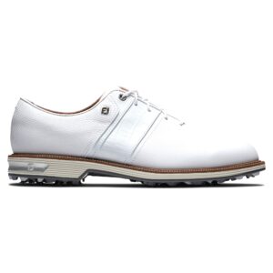 FootJoy Men's Premiere Series-Packard Golf Shoe, White/White, 10 Wide