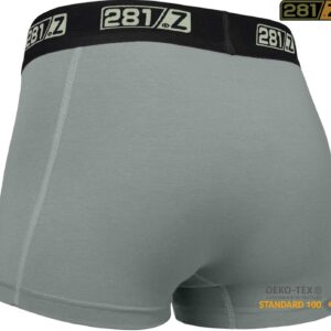 281Z Military Underwear Cotton 2-Inch Boxer Briefs - Tactical Hiking Outdoor - Punisher Combat Line (X-Large, Foliage Green (2 Pack))