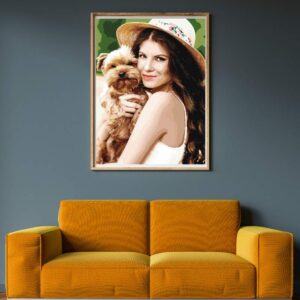 DIY Floating Frame for 12X16"/30.5X40.7cm Canvas,0.6-0.8"/1.5-2cm Deep.Picture Art Wall Décor,Art Canvas Black Frame,a Frame Kit,Cut to Pieces,No Canvas Included