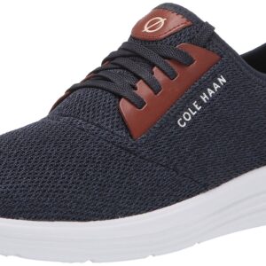 Cole Haan mens Grandsport Journey Knit Sneaker, Navy Ink/Woodbury/Optic White, 11 US