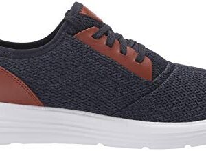 Cole Haan mens Grandsport Journey Knit Sneaker, Navy Ink/Woodbury/Optic White, 11 US