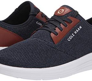 Cole Haan mens Grandsport Journey Knit Sneaker, Navy Ink/Woodbury/Optic White, 10 US