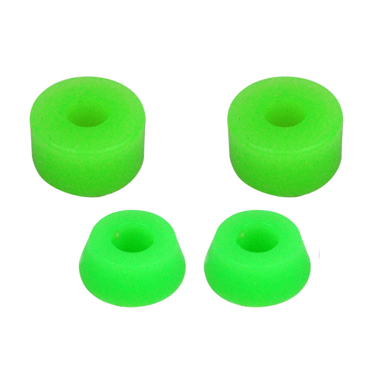 Dime Bag Hardware Skateboard Truck Rebuild Kit Bushings Washers Pivot Cups for 2 Trucks (92A Green)