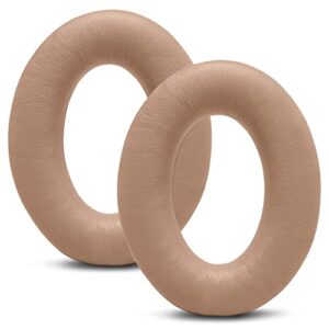 WC Wicked Cushions Premium Replacement Ear Pads for Bose Headphones - Compatible with QC15 / QC25 / QC35 & 35 ii / QC2 / AE2 / AE2i / AE2W / Soundlink - Softer Leather, Luxury Memory Foam | Beige