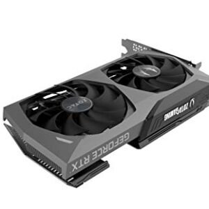 ZOTAC GAMING GeForce RTX 3070 Twin Edge OC 8GB GDDR6 256-bit 14 Gbps PCIE 4.0 Gaming Graphics Card, IceStorm 2.0 Advanced Cooling, White LED Logo Lighting, ZT-A30700H-10P