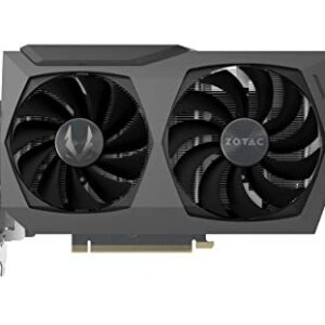 ZOTAC GAMING GeForce RTX 3070 Twin Edge OC 8GB GDDR6 256-bit 14 Gbps PCIE 4.0 Gaming Graphics Card, IceStorm 2.0 Advanced Cooling, White LED Logo Lighting, ZT-A30700H-10P